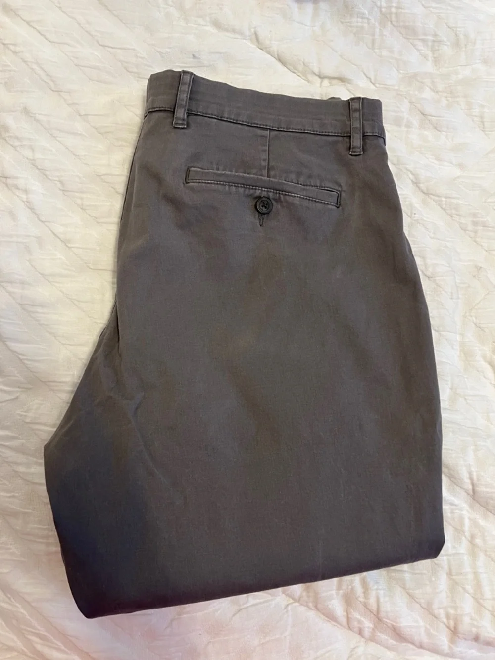 Goodthreads Men's Slate Gray Chino Pants - Picture 3 of 3